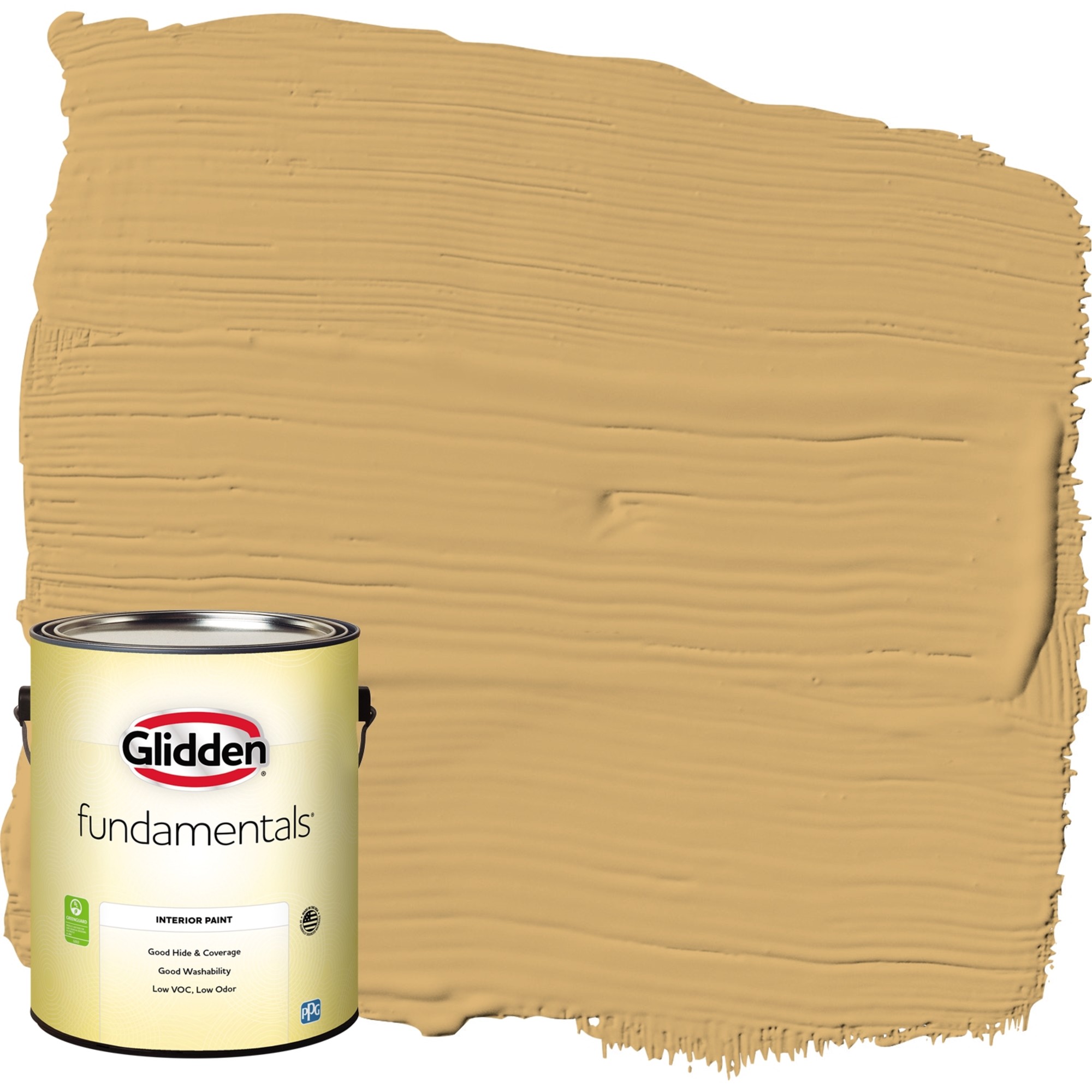 Glidden Fundamentals More Maple / Yellow Eggshell Interior Paint, 1 Gallon