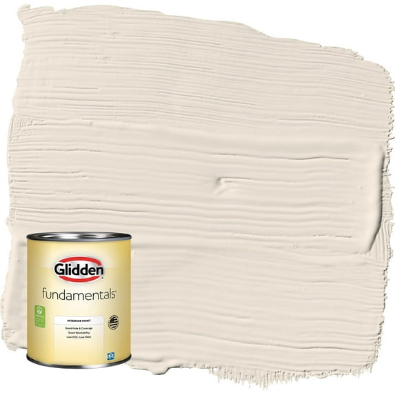 Glidden Fundamentals Moroccan Moonlight / Beige Flat Interior Paint, 1 Quart