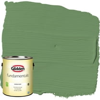 Glidden Fundamentals Interior Paint Moss Ring / Green, Eggshell, 1 Gallon