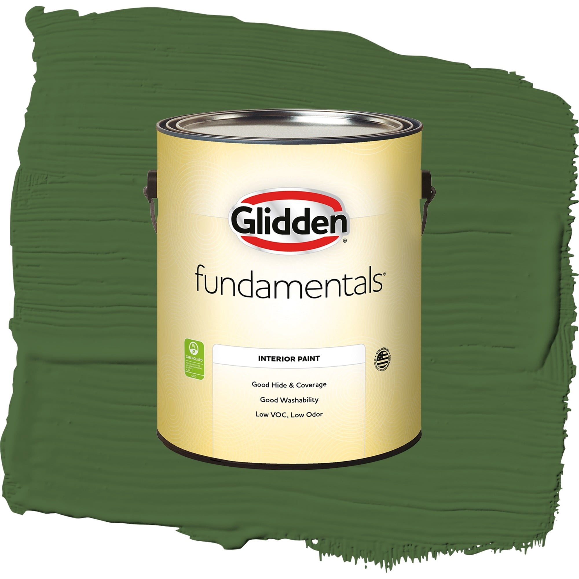 Glidden Fundamentals Mountain Forest Eggshell Interior Paint and Primer, 1 Gallon