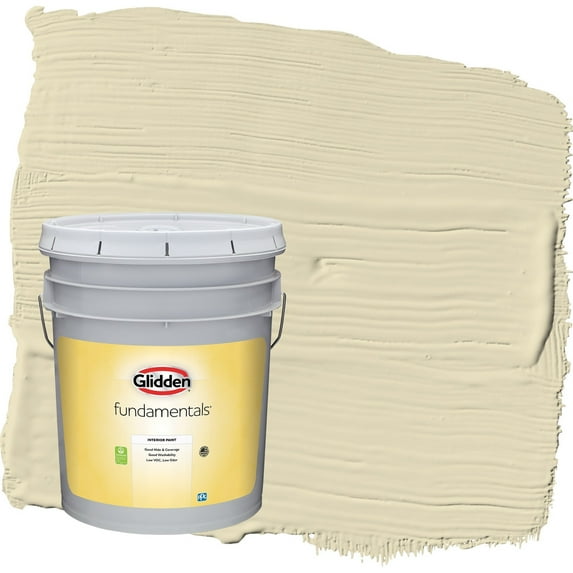 Glidden Fundamentals Namaste / Green Eggshell Interior Paint, 5 Gallon