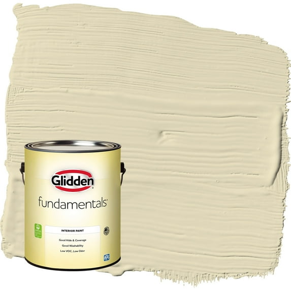 Glidden Fundamentals Namaste / Green Flat Interior Paint, 1 Gallon