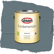 Glidden Fundamentals Night Rendezvous / Blue, Eggshell Interior Paint, 1 Gallon