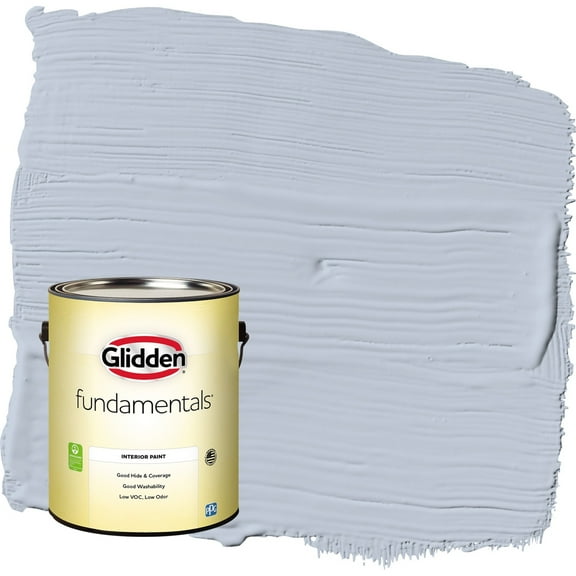 Glidden Fundamentals Northern Exposure / Blue Eggshell Interior Paint, 1 Gallon