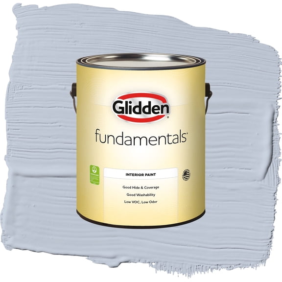 Glidden Fundamentals Northern Exposure / Blue, Eggshell Interior Paint, 1 Gallon
