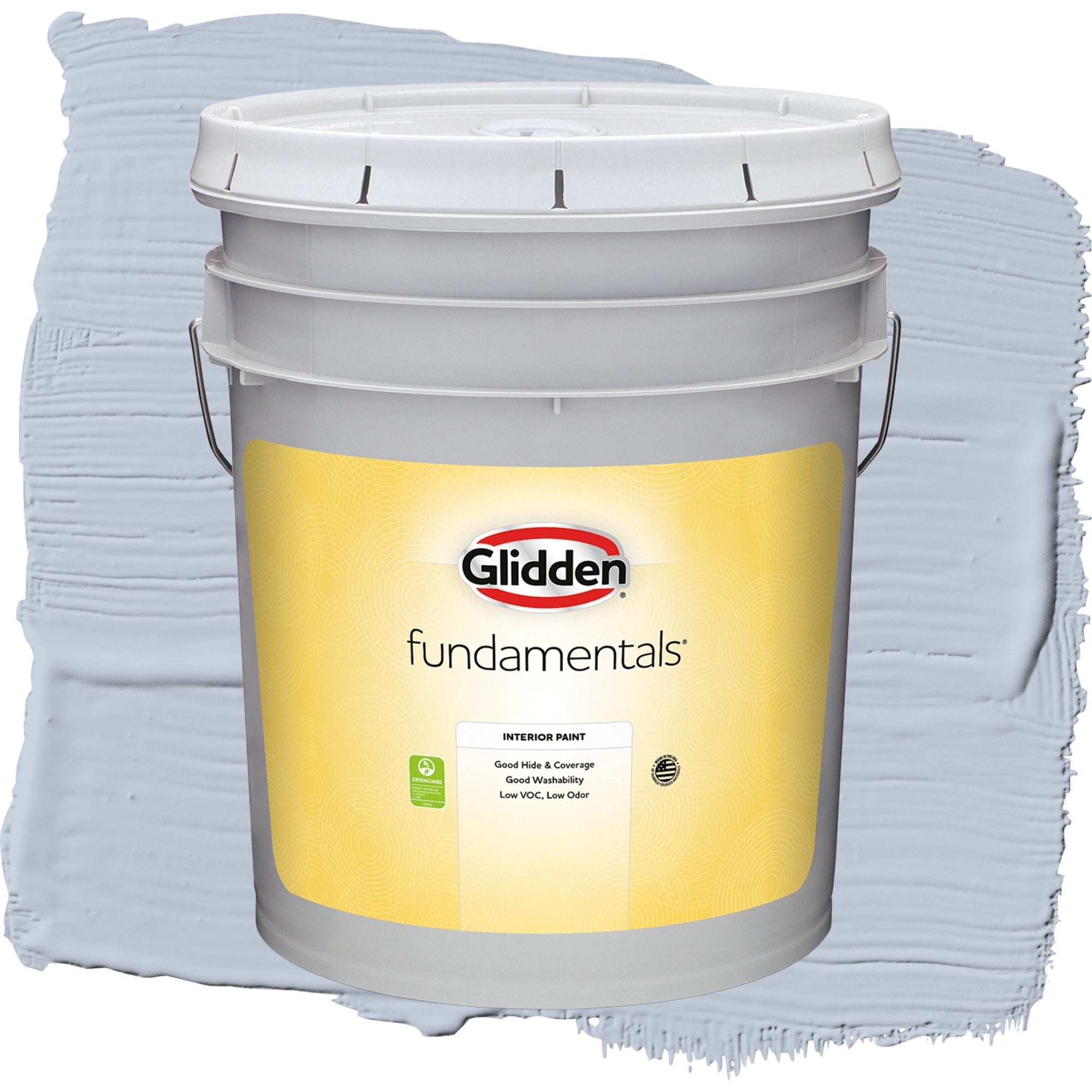 Glidden Fundamentals Northern Exposure / Blue, Flat Interior Paint, 5 Gallon