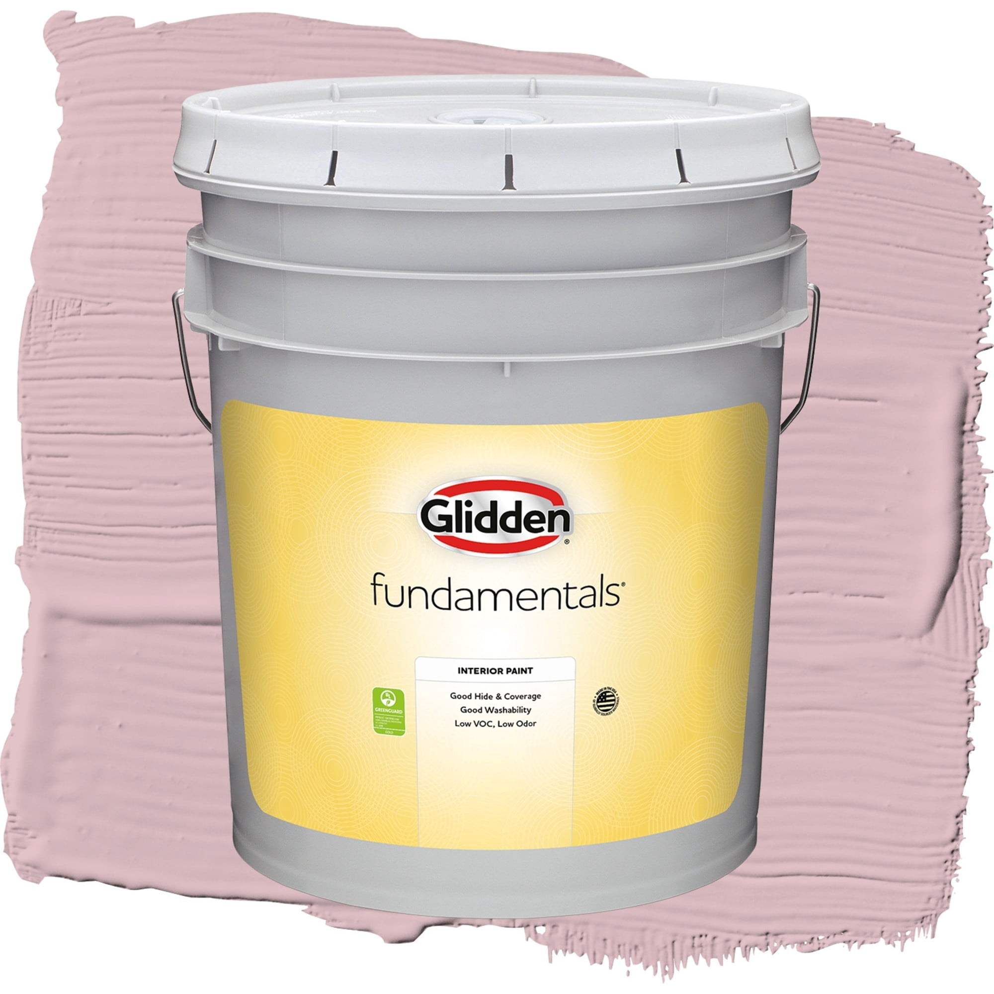 Glidden Fundamentals Nostalgia Flat Interior Paint and Primer, 5 Gallons