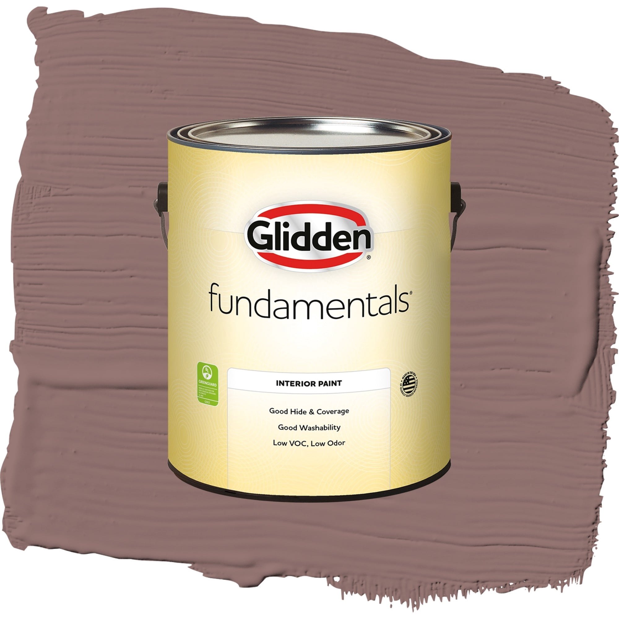 Glidden Fundamentals Oakwood Brown / Red, Eggshell Interior Paint, 1 Gallon