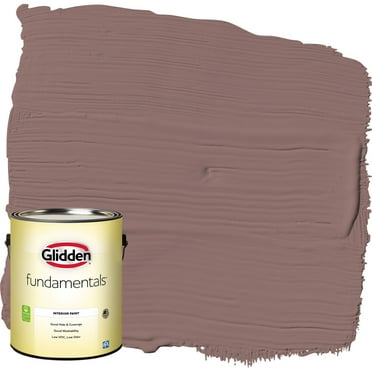 Glidden Fundamentals Interior Paint Oakwood Brown / Red, Eggshell, 1 Gallon