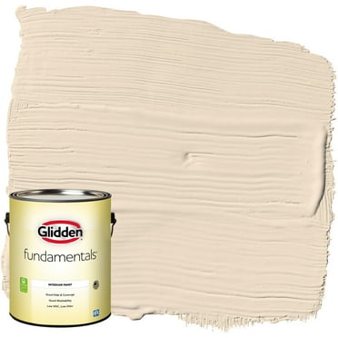 Glidden Fundamentals Interior Paint Oatmeal Cookie / Beige, Eggshell, 1 Gallon