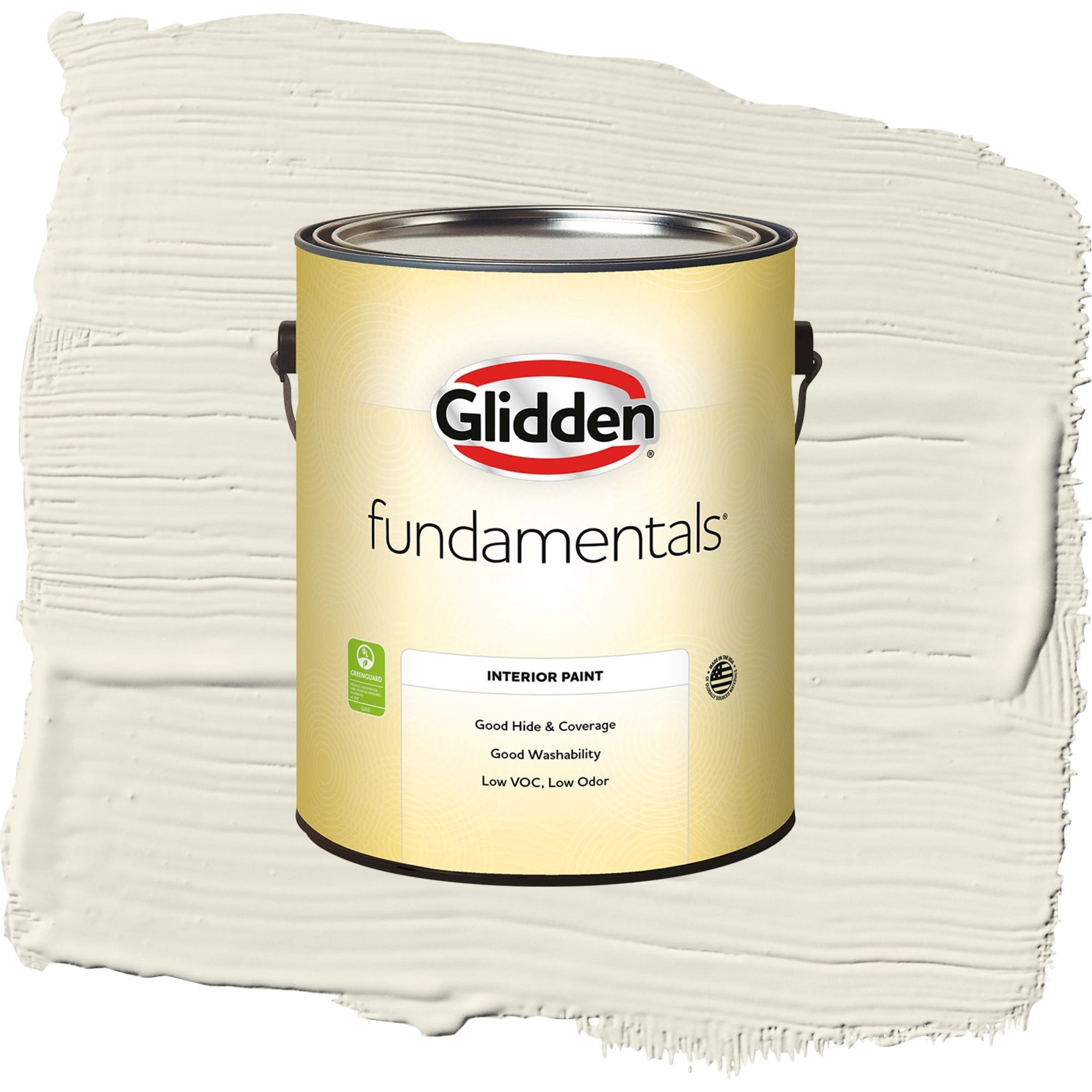 Glidden Fundamentals Oatmeal / Gray, Eggshell Interior Paint, 1 Gallon