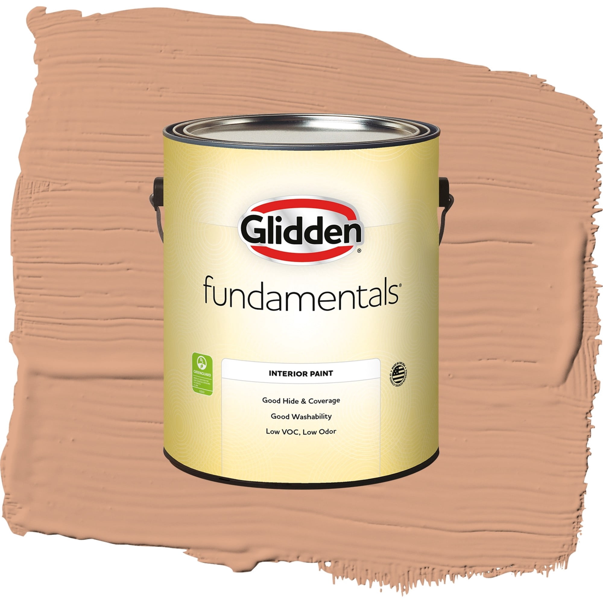 Glidden Fundamentals Orange Maple / Orange, Flat Interior Paint, 1 Gallon
