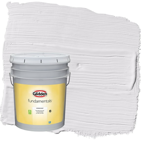 Glidden Fundamentals Orchid Blossom / Purple Semi-Gloss Interior Paint, 5 Gallon