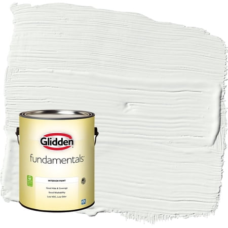 Glidden Fundamentals Pacific Pearl / Off-White Eggshell Interior Paint, 1 Gallon