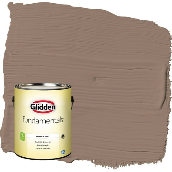 Glidden Fundamentals Peppered Pecan / Tan Eggshell Interior Paint, 1 Gallon