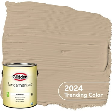 Glidden Fundamentals Interior Paint Persuasion / Beige, Eggshell, 1 Gallon