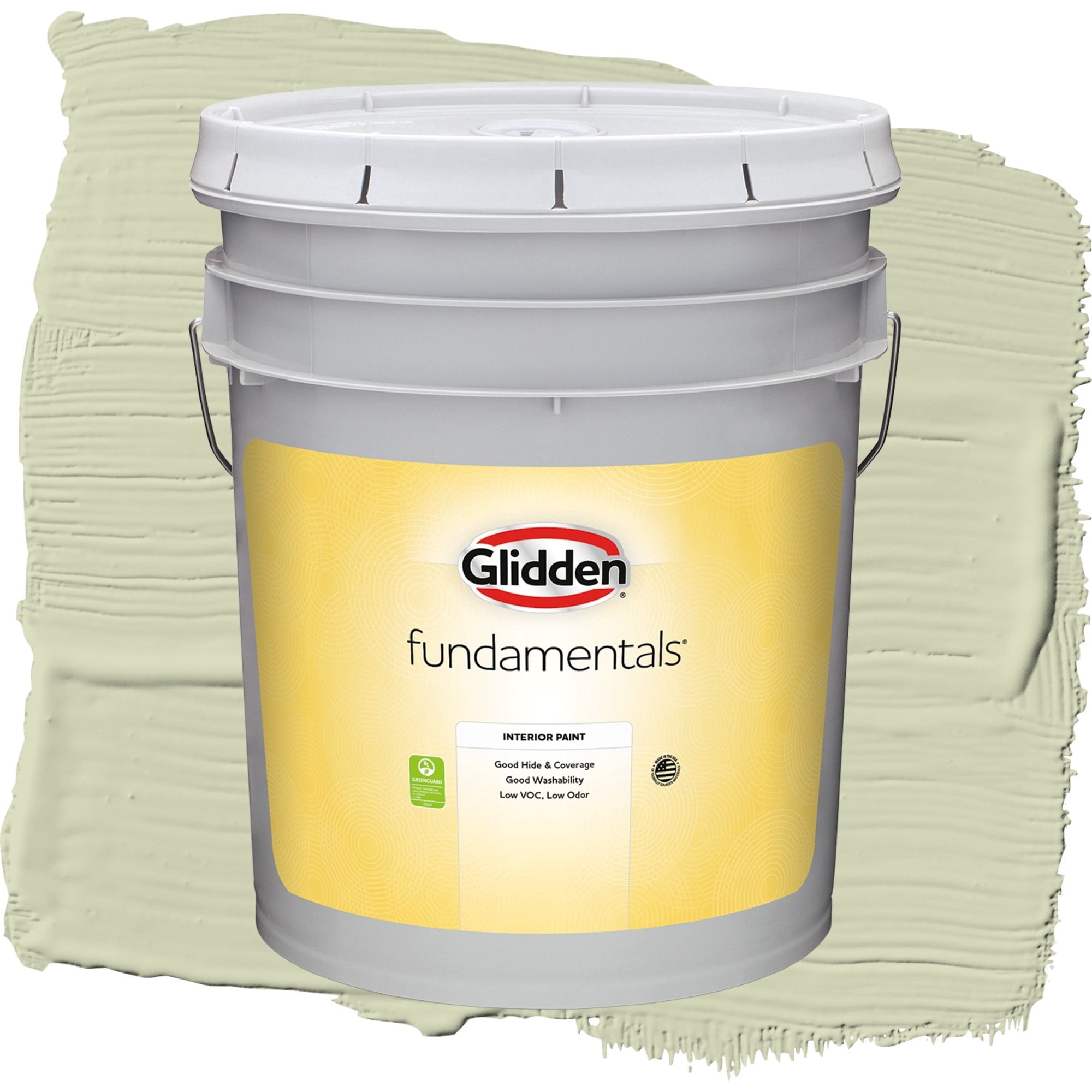 Glidden Fundamentals Pickling Spice Flat Interior Paint and Primer, 5 Gallons