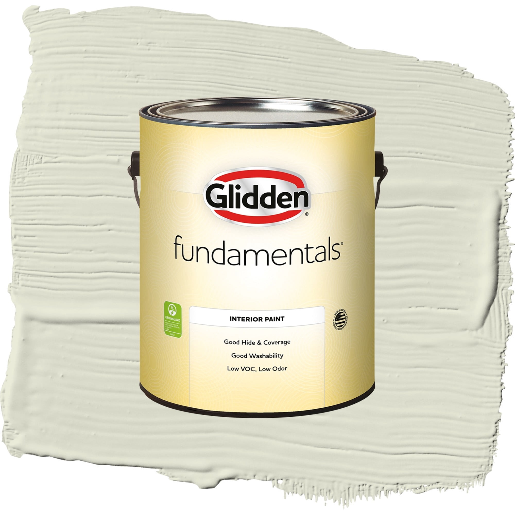 Glidden Fundamentals Pinch of Pistachio / Green, Flat Interior Paint, 1 Gallon