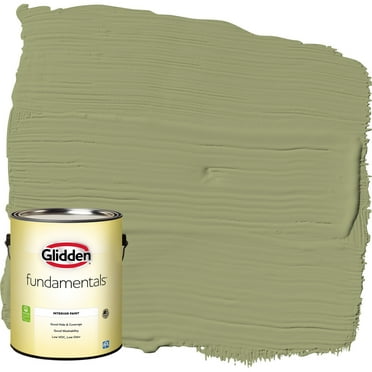 Glidden Fundamentals Interior Paint Pine Trail / Green, Eggshell, 1 Gallon