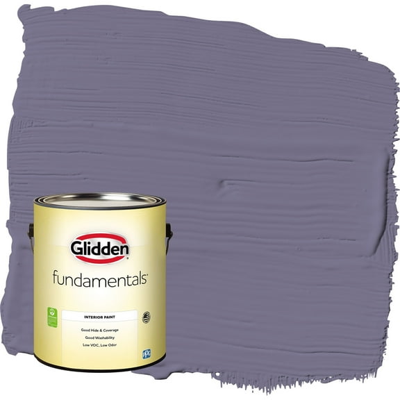 Glidden Fundamentals Plum Shade / Purple Eggshell Interior Paint, 1 Gallon