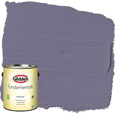 Glidden Fundamentals Interior Paint Plum Shade / Purple, Eggshell, 1 Gallon