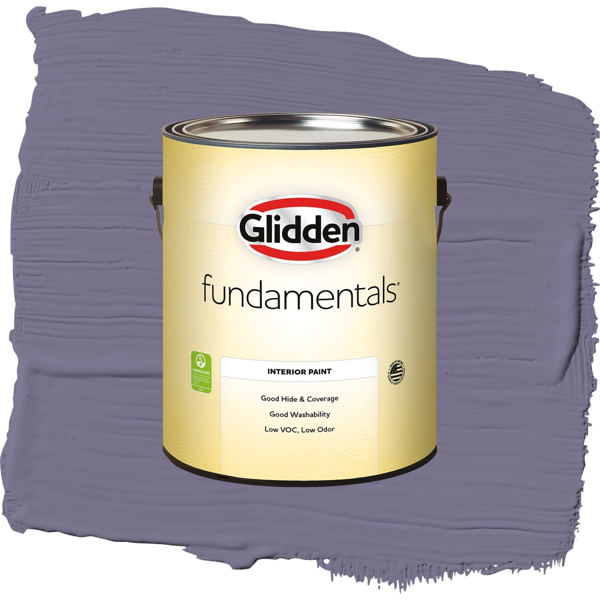Glidden Fundamentals Plum Shade Flat Interior Paint and Primer, 1 Gallon