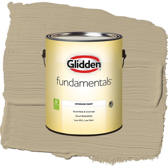 Glidden Fundamentals Grab-N-Go Prairie Dust / Brown, Semi-Gloss Interior Paint, 1 Gallon