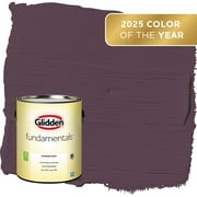 Glidden Fundamentals Purple Basil / Purple Eggshell Interior Paint, 1 Gallon