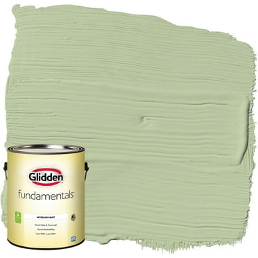 Glidden Fundamentals Interior Paint Quaking Grass / Green, Eggshell, 1 Gallon