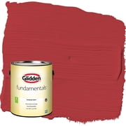 Glidden Fundamentals Red Gumball / Red, Eggshell Interior Paint, 1 Gallon