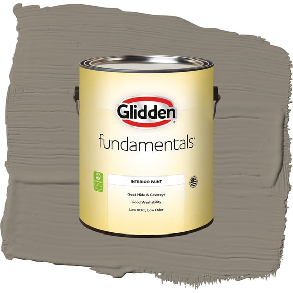 Glidden Fundamentals Roller Coaster / Tan, Eggshell Interior Paint, 1 Gallon