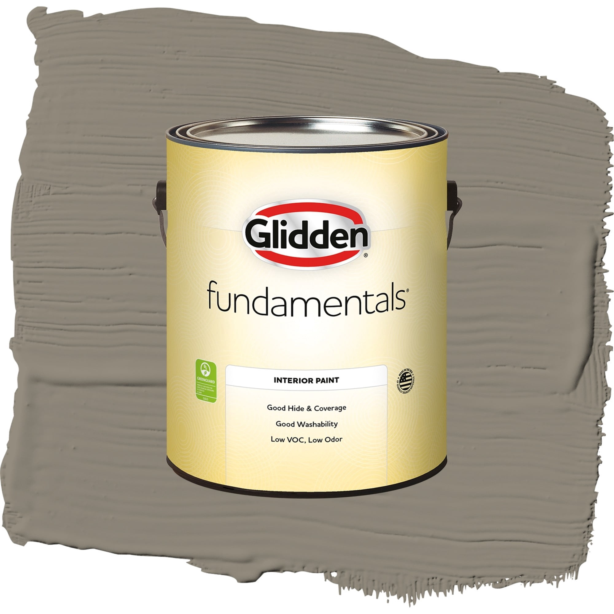 Glidden Fundamentals Roller Coaster / Tan, Flat Interior Paint, 1 Gallon