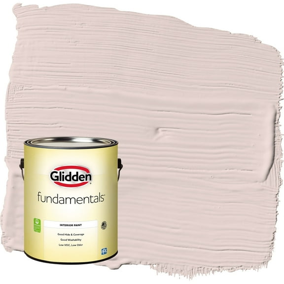 Glidden Fundamentals Romeo / Pink Eggshell Interior Paint, 1 Gallon
