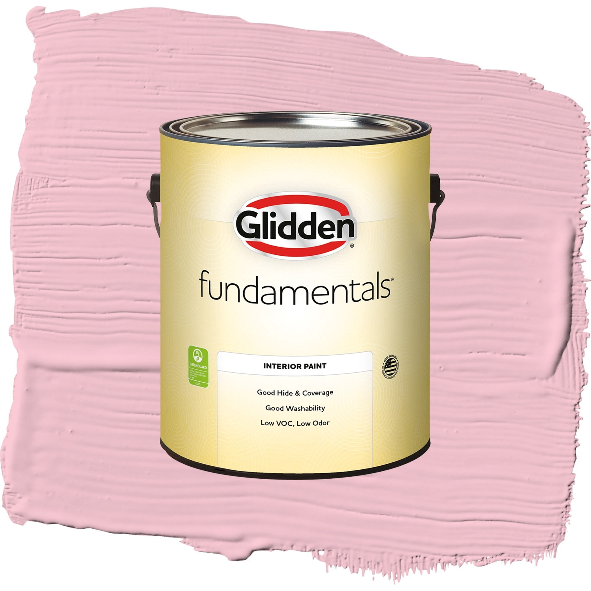 Glidden Fundamentals Rose Melody / Pink, Eggshell Interior Paint, 1 Gallon