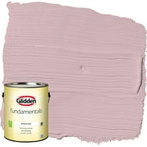 Glidden Fundamentals Interior Paint Rose Stain / Pink, Eggshell, 1 Gallon