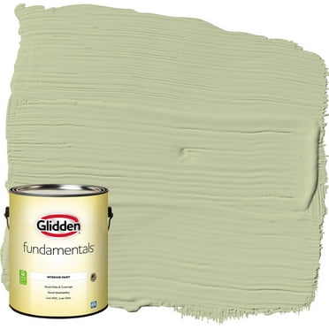 Glidden Fundamentals Interior Paint Sage Splendor / Green, Eggshell, 1 Gallon