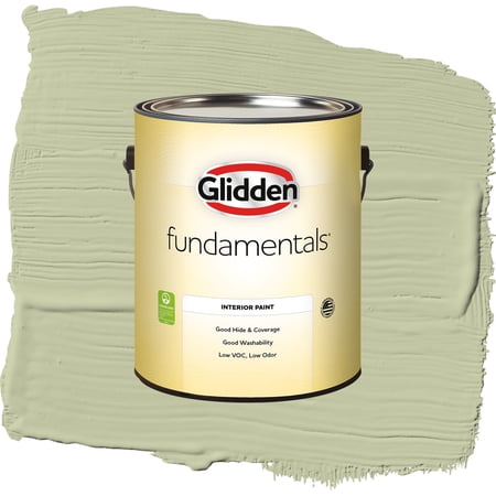 Glidden Fundamentals Sage Splendor / Green, Eggshell Interior Paint, 1 Gallon