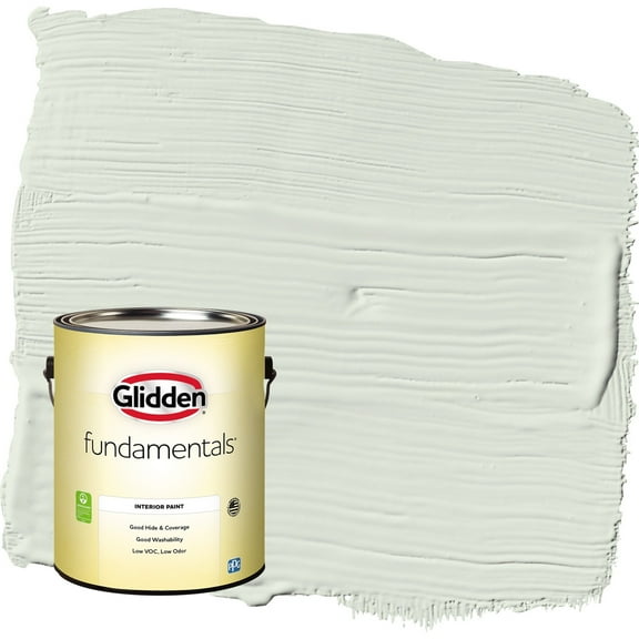 Glidden Fundamentals Salty Breeze / Green Eggshell Interior Paint, 1 Gallon