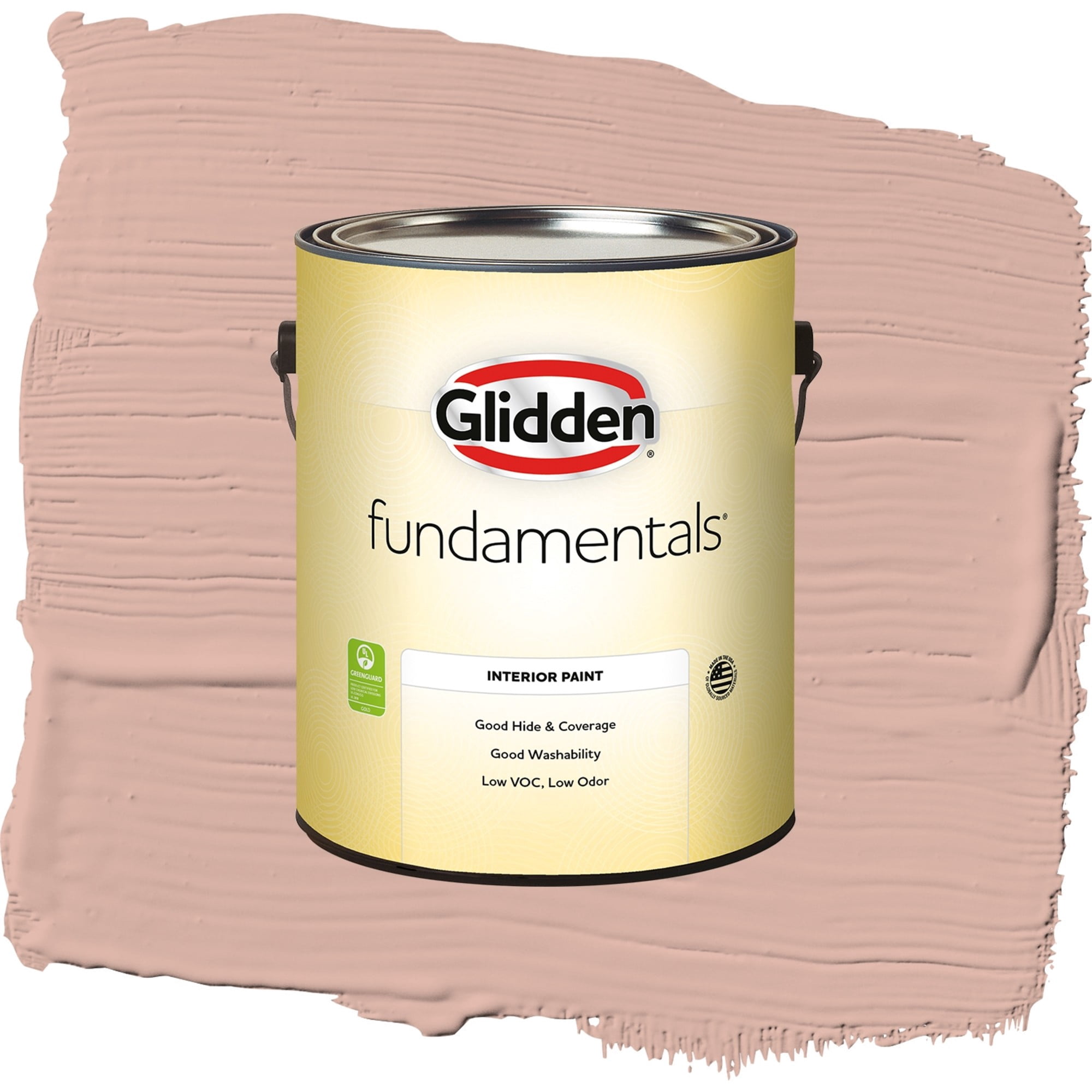 Glidden Fundamentals Sandpaper / Orange, Eggshell Interior Paint, 1 Gallon