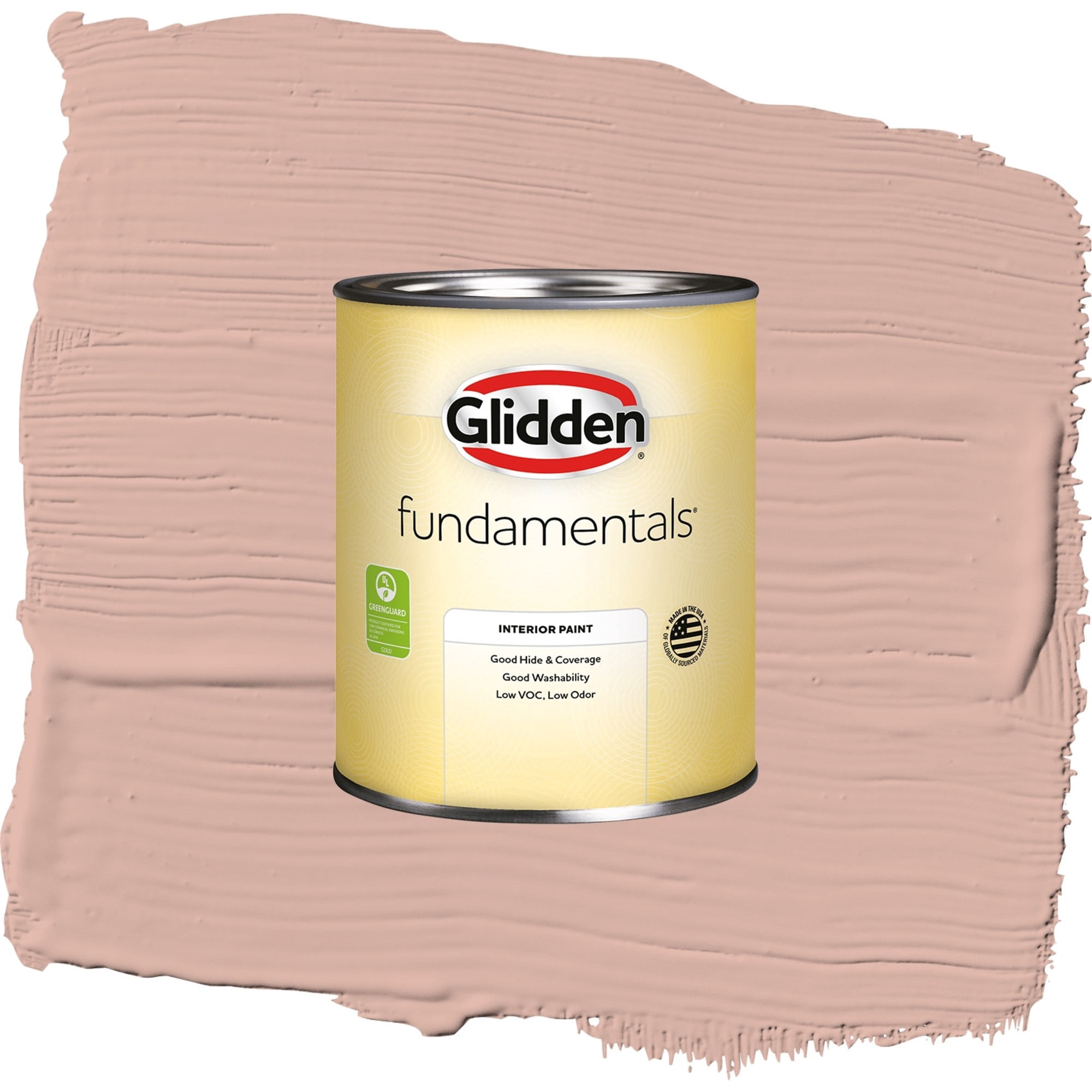 Glidden Fundamentals Sandpaper / Orange, Eggshell Interior Paint, 1 Quart