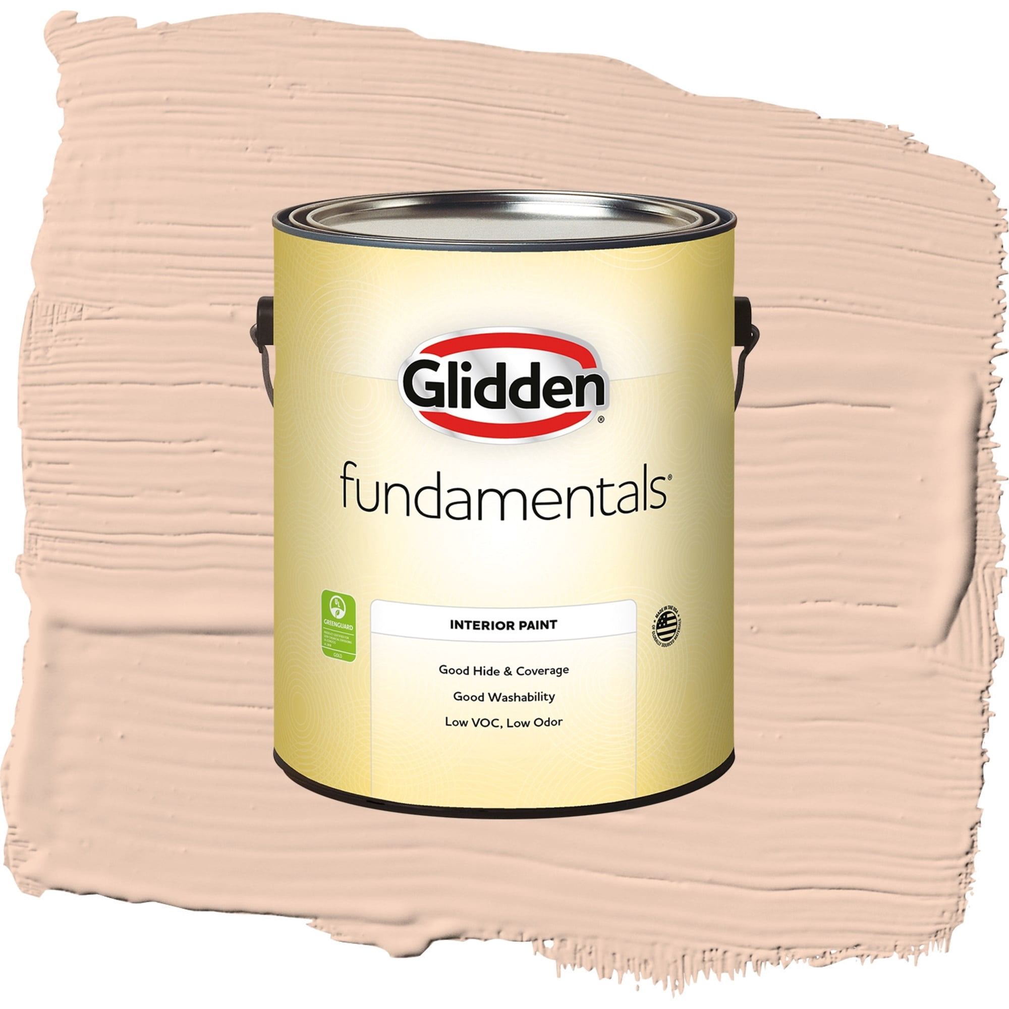 Glidden Fundamentals Scotchtone / Orange, Flat Interior Paint, 1 Gallon