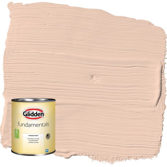 Glidden Fundamentals Scotchtone / Orange, Flat Interior Paint, 1 Quart