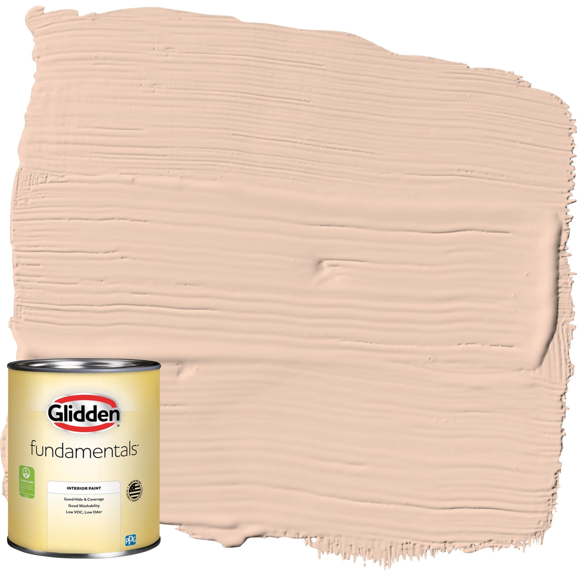 Glidden Fundamentals Interior Paint Scotchtone / Orange, Semi Gloss, 1