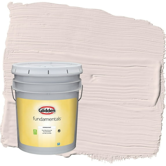 Glidden Fundamentals Sea Anemone / Pink Eggshell Interior Paint, 5 Gallon