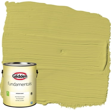 Glidden Fundamentals Interior Paint Secret Safari / Green, Eggshell, 1 Gallon