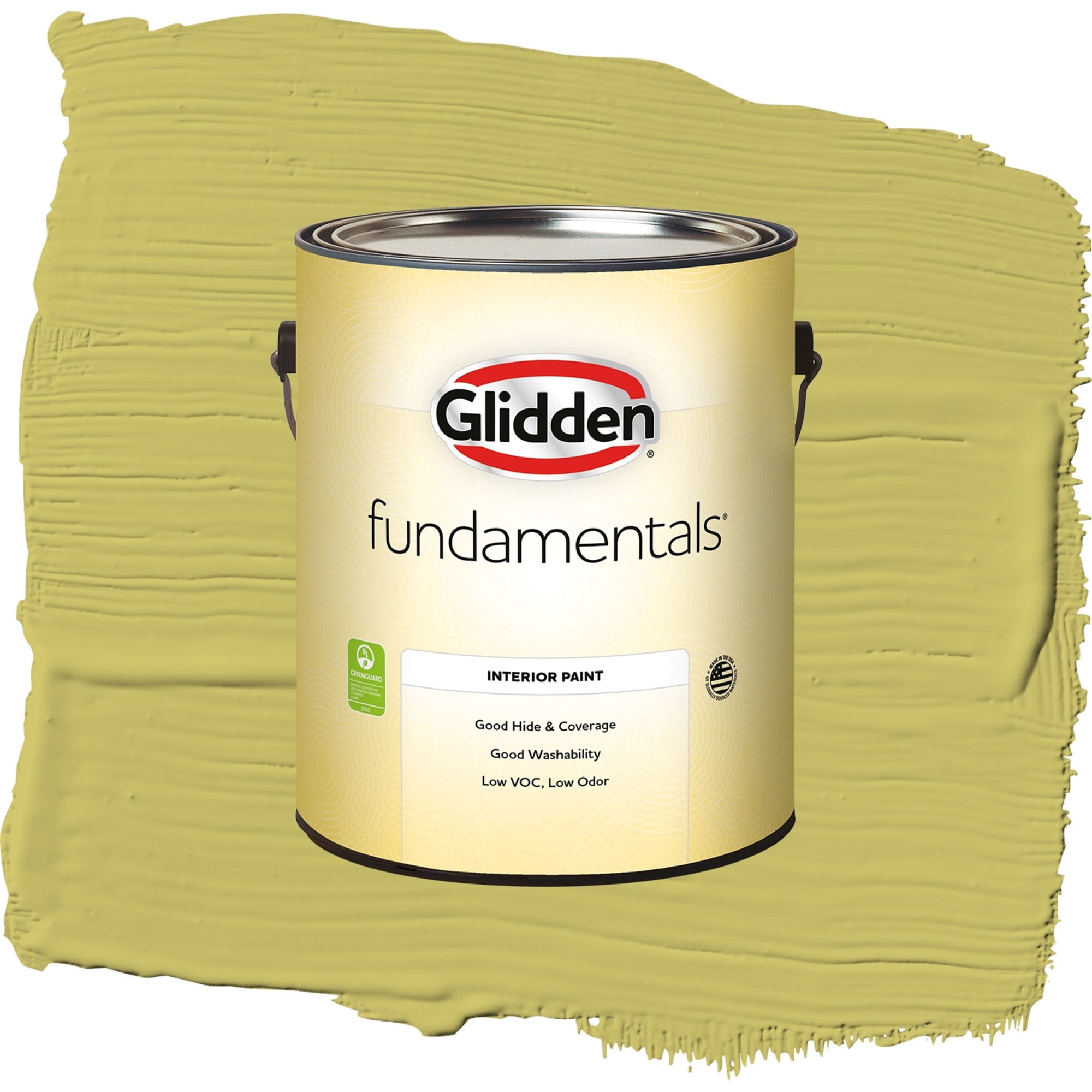 Glidden Fundamentals Secret Safari / Green, Eggshell Interior Paint, 1 Gallon