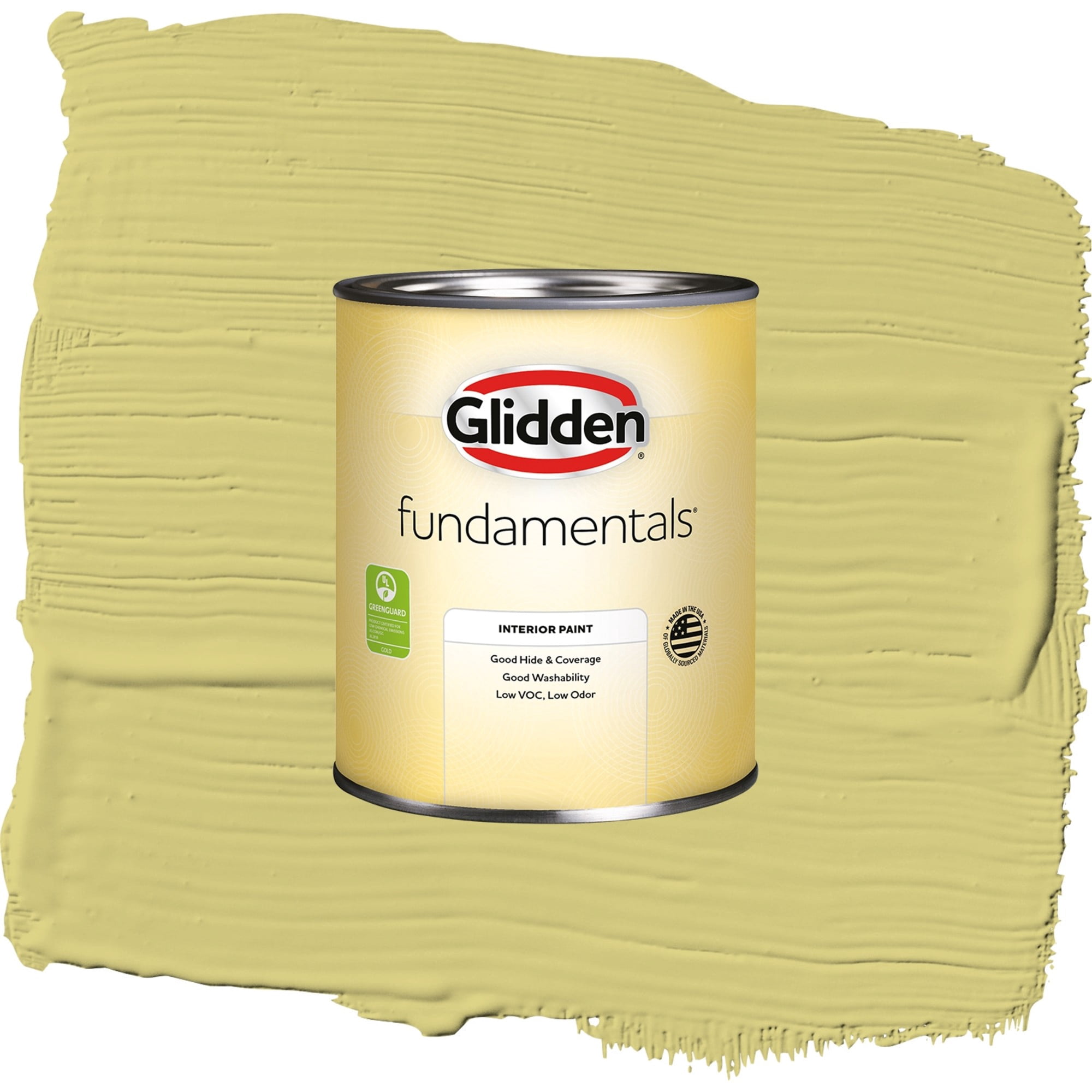 Glidden Fundamentals Serene Scene / Green, Eggshell Interior Paint, 1 Quart