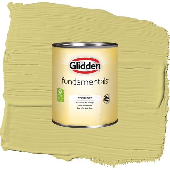 Glidden Fundamentals Serene Scene / Green, Eggshell Interior Paint, 1 Quart