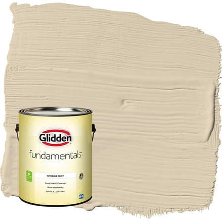 Glidden Fundamentals Seriously Sand / Beige Eggshell Interior Paint, 1 Gallon