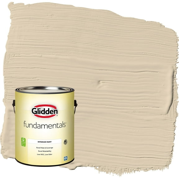 Glidden Fundamentals Seriously Sand / Beige Eggshell Interior Paint, 1 Gallon